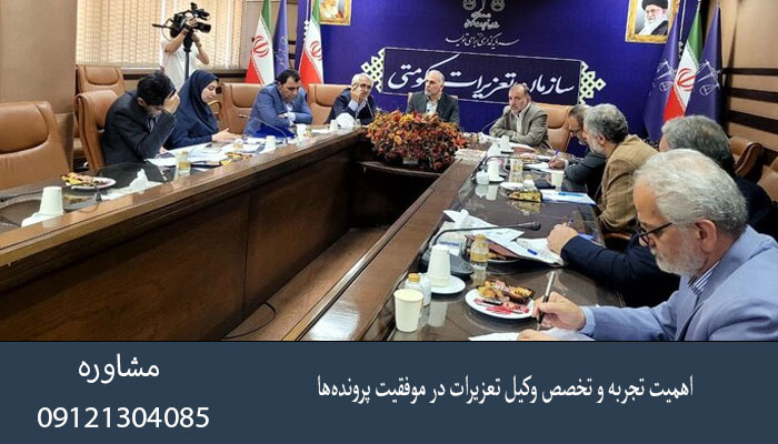 اهمیت تجربه و تخصص وکیل تعزیرات در موفقیت پرونده‌ها