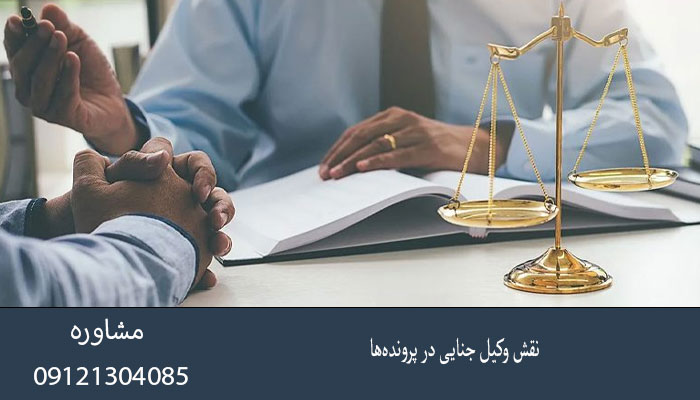 نقش وکیل جنایی در پرونده‌ها