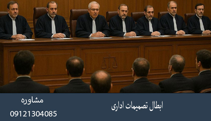 ابطال تصمیمات اداری